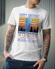 T-SHIRT - DINO - HAPPY BIRTHDAY DADDYSAURUS Classic T-Shirt lifestyle-mens-crewneck-front-6