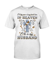 MY ANGEL HUSBAND - GOD - A BIG PIECE OF MY HEART Classic T-Shirt front