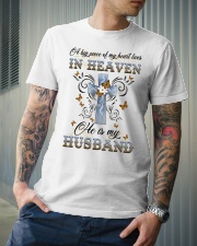 MY ANGEL HUSBAND - GOD - A BIG PIECE OF MY HEART Classic T-Shirt lifestyle-mens-crewneck-front-6
