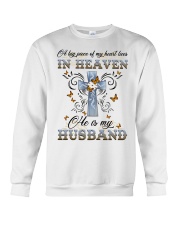 MY ANGEL HUSBAND - GOD - A BIG PIECE OF MY HEART Crewneck Sweatshirt tile