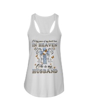 MY ANGEL HUSBAND - GOD - A BIG PIECE OF MY HEART Ladies Flowy Tank tile