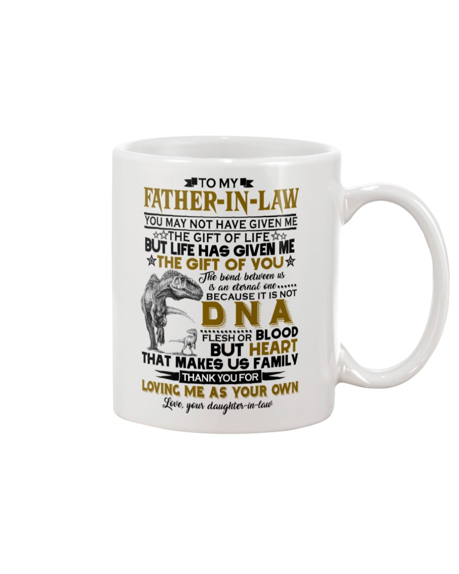 TO MY FATHER-IN-LAW - FATHER'S DAY - DINOSAUR Mug