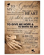 TO MY GRANDSON 16x24 Poster front