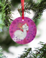 Mom To Daughter Christmas - Elephant Circle ornament - single (porcelain) aos-circle-ornament-single-porcelain-lifestyles-07