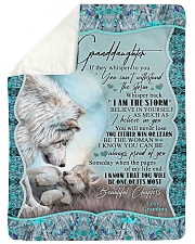 Grandma to Granddaughter - I Am The Storm Sherpa Fleece Blanket tile
