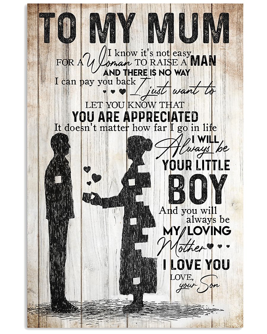 SON TO MUM 16x24 Poster