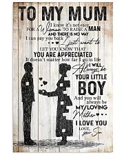 SON TO MUM 16x24 Poster front