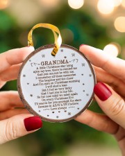 Grandma - Christmas - A Little Christmas Star Circle ornament - single (porcelain) aos-circle-ornament-single-porcelain-lifestyles-08