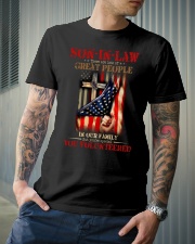 SON-IN-LAW - GOD - VINTAGE - YOU VOLUNTEERED Classic T-Shirt lifestyle-mens-crewneck-front-6