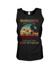 To Granddaughter - Granddaughter Knows Everything Unisex Tank tile