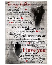 DAUGHTER TO DAD 16x24 Poster front