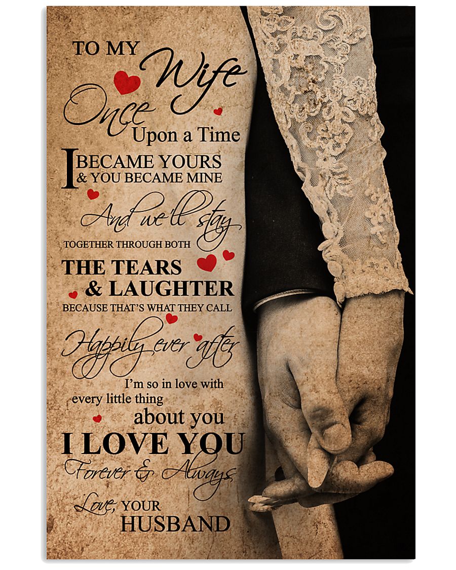 TO MY WIFE 16x24 Poster