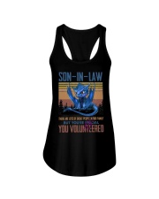 SON-IN-LAW - DRAGON - VINTAGE - YOU VOLUNTEERED Ladies Flowy Tank thumbnail