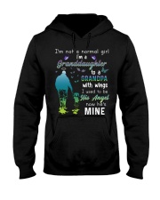 I'm a granddaughter to a Grandpa with wings Hooded Sweatshirt tile