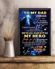 TO MY DAD - WOLF - MY LOVING FATHER 16x24 Poster lifestyle-poster-3