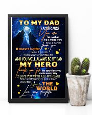 TO MY DAD - WOLF - MY LOVING FATHER 16x24 Poster lifestyle-poster-8