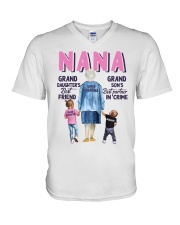 Nana - Best Friend Best Partner-in-crime V-Neck T-Shirt tile