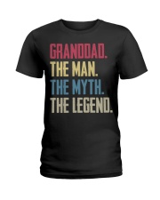 GRANDDAD - THE MYTH - THE LEGEND Ladies T-Shirt thumbnail