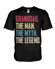 GRANDDAD - THE MYTH - THE LEGEND V-Neck T-Shirt thumbnail