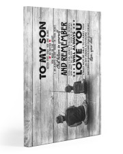 Dad to Son - Fishing - Never Forget That You Are 20x30 Gallery Wrapped Canvas Prints front
