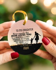 You Are Braver Than You Believe - Personalized Circle ornament - single (porcelain) aos-circle-ornament-single-porcelain-lifestyles-08