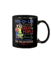 SON-IN-LAW - HIPPIE - VINTAGE - YOU VOLUNTEERED Mug front