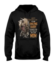 T-SHIRT - TO MY BONUS DAD - DINOSAUR Hooded Sweatshirt tile