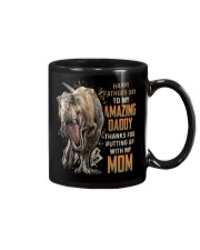 T-SHIRT - TO MY BONUS DAD - DINOSAUR Mug tile