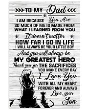SON TO DAD 16x24 Poster front