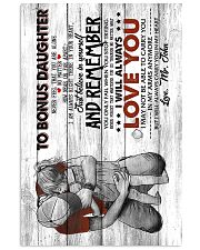 To Bonus Daughter - Canvas Vertical Poster tile