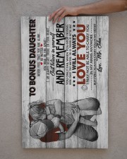 To Bonus Daughter - Canvas 20x30 Gallery Wrapped Canvas Prints aos-canvas-pgw-20x30-lifestyle-front-29