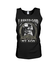 I asked god for a best friend He sent me My son Unisex Tank thumbnail