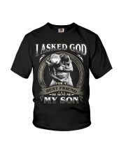 I asked god for a best friend He sent me My son Youth T-Shirt thumbnail
