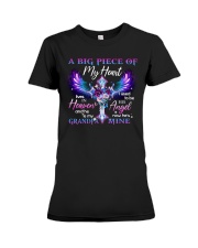 Angel - Grandpa - A Big Piece Of My Heart Lives Premium Fit Ladies Tee tile