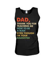 Dad Thank you for teaching me Unisex Tank thumbnail