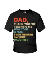 Dad Thank you for teaching me Youth T-Shirt thumbnail