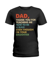 Dad Thank you for teaching me Ladies T-Shirt thumbnail