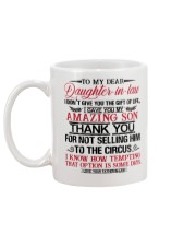 DAD TO DAUGHTER IN LAW Mug back