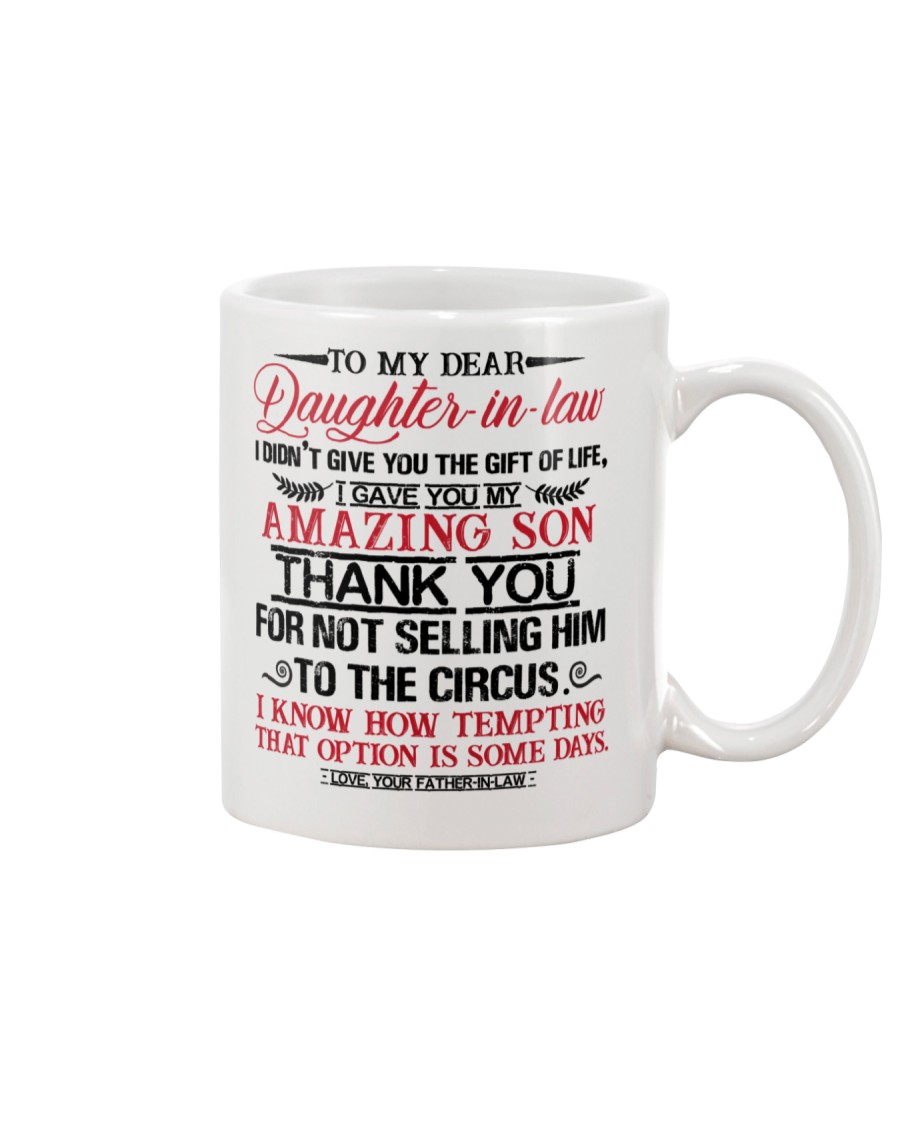 DAD TO DAUGHTER IN LAW Mug