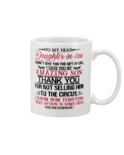 DAD TO DAUGHTER IN LAW Mug front