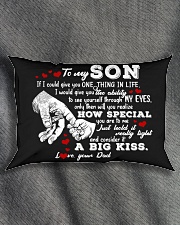 Dad To Son - Hugging - If I Could Give Rectangular Pillowcase aos-pillow-rectangle-front-lifestyle-1