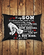 Dad To Son - Hugging - If I Could Give Rectangular Pillowcase aos-pillow-rectangle-front-lifestyle-2