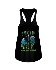 Grammy's girl- I used to be his angel now he's mine Ladies Flowy Tank tile