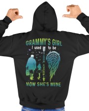 Grammy's girl- I used to be his angel now he's mine Hooded Sweatshirt custom-hoodie-sweatshirt-lifestyle-back-171