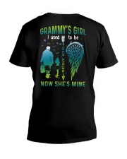 Grammy's girl- I used to be his angel now he's mine V-Neck T-Shirt tile