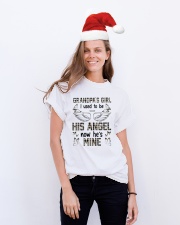 ngel - Grandpa - I Used To Be His Angel Classic T-Shirt lifestyle-holiday-crewneck-front-1