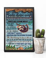 POSTER - TO MY DAUGHTER - SLOTH - LOVE YOU 16x24 Poster lifestyle-poster-8