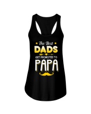 BEST DADS - PROMOTED - PAPA Ladies Flowy Tank thumbnail