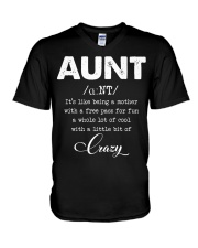 Aunt V-Neck T-Shirt thumbnail