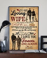 TO MY WIFE - HAND IN HAND - I LOVE YOU 16x24 Poster lifestyle-poster-2